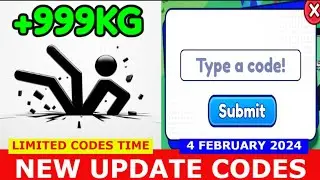 *NEW UPDATE CODES* Get Heavy Simulator ROBLOX | FEBRUARY 4, 2024