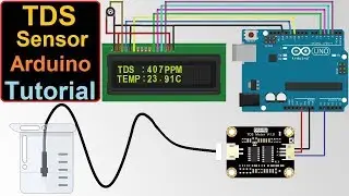 TDS Meter using TDS & Temperature Sensor with Arduino || Measure Water Quality in PPM