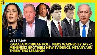 KAMALA MICHIGAN POLL, JAY-Z WARNS PIERS MORGAN, MENENDEZ BROTHERS ALERT, BIBI THREATENS LEBANON