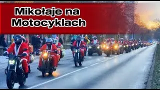 „Mikołaje na Motocyklach” przejechali przez Trójmiasto| Gdańsk | Poland | Миколайки на мотоциклах