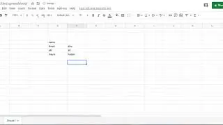 How to merge cell in Google Spreadsheets