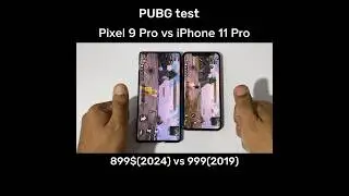 Pixel 9 Pro vs iPhone 11 Pro - PUBG Test!!