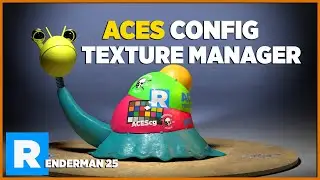 Renderman 25 ACEScg configure the texture manager | Solaris