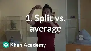 1. Split vs. average | Character modeling | Computer animation | Khan Academy