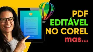 Como fazer um pdf editável no Corel Draw porém