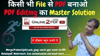 Full PDF Editing || Free PDF Converter || Word to PDF || PDF Password || Merge PDF || JPG to PDF