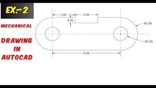 AutoCAD Tutorial for Beginners | Mechanical Lesson - 2( 1 to 45 days challenge)