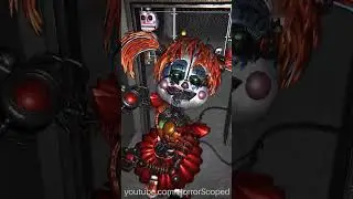 Taking off Scrap Babys Face in FNAF The Glitched Attraction