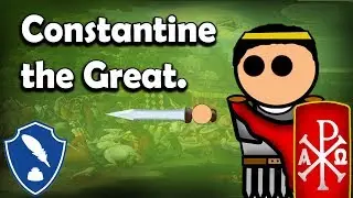 Emperor Constantine the Great - Rome's first Christian emperor.