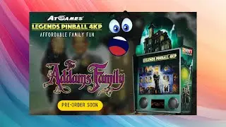 Atgames Legends Pinball 4k The Addams Family gameplay