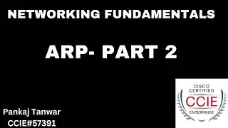 Address Resolution Protocol(ARP) Part 2 Two PCs communication via Router: CCIE 57391