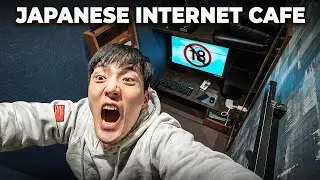 This is the CHEAPEST Place To Sleep in Tokyo | Japanese Internet Cafe