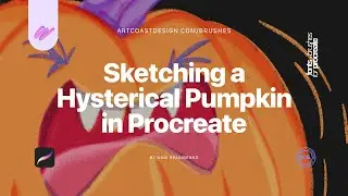 Sketching a Hysterical Pumpkin in Procreate: A Halloween Laugh!