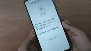 how to on camera flash notification on samsung galaxy A03 core, samsung camera notification setting