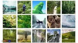 How to create 3d photo collage animation in after effects | AB Tutorial | 