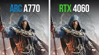 ARC A770 vs. RTX 4060 | Comparison in 11 Games (1080p)