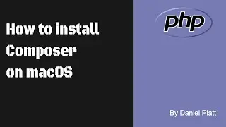 How to install Composer on macOS