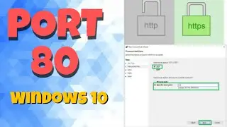 How to Open or Close Port 80 in Windows 10