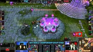 Fnatic vs OMG - Amazing finish! (Worlds 2014)