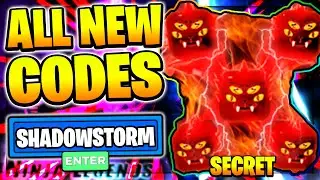 ALL NEW *SECRET* CODES in NINJA LEGENDS! - Roblox Ninja legends Shadowstorm Update⚡