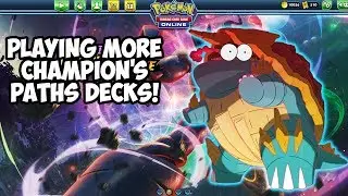 Playing & Building More New Champion's Path Decks! (Drednaw VMAX, Gardevoir VMAX, Machamp)