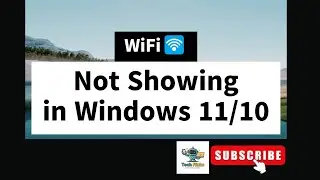 How to Fix WiFi Icon Not Showing in Windows 11/10 | WiFi Icon Missing Problem in Windows 2024