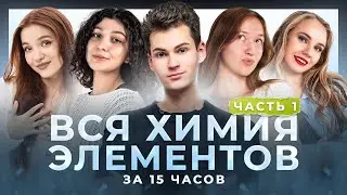 ВСЯ ХИМИЯ ЭЛЕМЕНТОВ ЗА 12 ЧАСОВ | 1 ЧАСТЬ | ЕГЭ ХИМИЯ 2024| НОО