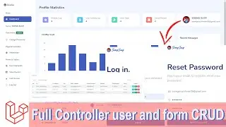 Admin dashboard in Laravel ​8.XX Full Controller User