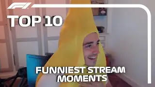 F1 Driver Streams: Top 10 Funniest Moments!