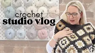 Crochet Studio Vlog | A day in the life at the studio