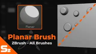 Planar Brush: ZBrush All Brushes