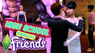 Failed exams, an awkward cheerleading comp then off to the Prom! Sims 4 Lego Friends Let's Play pt3