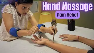 How to give Hand Massage | deep tissue massage With Asmr Sleepy Tingles