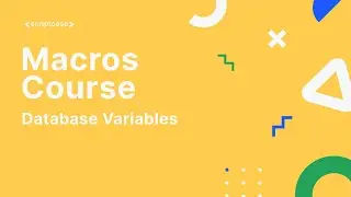 Scriptcase Macros: SQL Module (Variables) - Database Variables
