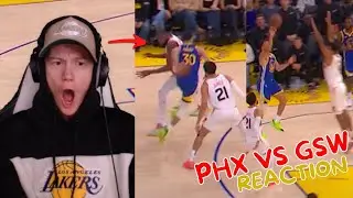 Reacting to Warriors vs Suns Regular Season Game!