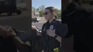 Danny Duncan flirts with a Cop