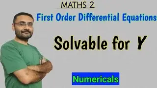 Equation Solvable for Y | Problems | First order Higher Degree Differential Equations | Maths