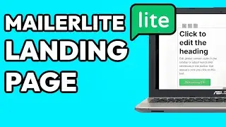 MailerLite Landing Page Tutorial 2024