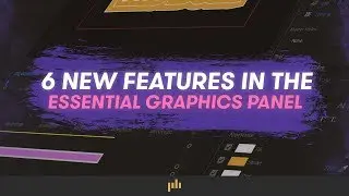 6 New Features in the Essential Graphics Panel | PremiumBeat.com