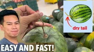 HOW TO PICK A SWEET WATERMELON 🍉