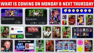 What Is Coming On Tomorrow & Next Thursday In eFootball 2024 || New Special Campaign & Free Coins