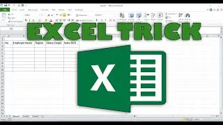 Excel Trick! Auto Columns Adjustment in Excel