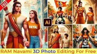 Ram Navami Ai image editing tutorial || Prabhu Shree Ram Ke Sath 3D photo Editing 