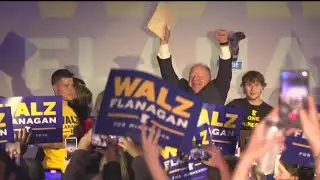 Gov. Tim Walz claims victory over challenger Scott Jensen