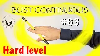 Bust Continuous. Пенспиннинг обучение. Трюки с ручкой. Как крутить ручку. Penspinning tutorial