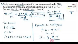 GASES E A EQUAÇÃO DE CLAPEYRON / PV=nRT