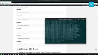 How to set up the Bubble GTK theme on Linux