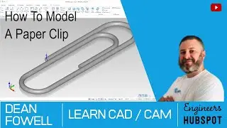 How to 3D Model a Paper Clip