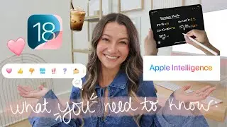 the things Apple announced this week that you NEED to know about! *iOS 18, AI, + WWDC recap!*