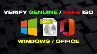 How To Verify Integrity Of Windows & Office ISO Image File || Genuine ISO Verifier